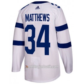 Män Ishockey Toronto Maple Leafs Tröja Auston Matthews 34 Adidas Pro Stadium Series Authentic
